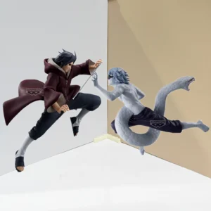 BANDAI BANPRESTO Naruto Shippuden VIBRATION STARS UCHIHA ITACHI YAKUSHI KABUTO Anime Action Figure Toy PVC Figurine Figuras