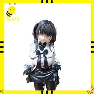 1/6 Kurokawa Miwa Figure Uniform Style Replaceable Head Anime Statue