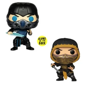 Mortal Kombat Sub-Zero Scorpion Figure Cute Vinyl Collection Model Toys