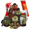 ZHMS01 Medieval Knight Orcs Warrior Elves Figures Building Blocks Army Armored Soldiers Collectible Figure