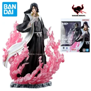 In Stock Original BANDAI Figuarts ZERO Kuchiki Byakuya 18.5CM Anime Figure Model Collectible Action Toys Gifts