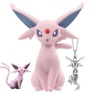 New Pokemon Espeon Snorlax Gengar Mewtwo Necklace Couple Accessories Anime Peripherals Fashion Cartoon Niche Light Luxury Gifts