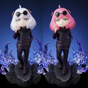 18cm/7.09in Anime Jujutsu Kaisen Figure Anya Forger Cosplay Gojo Satoru Action Figures Pvc Statue Collection Model Toys Gifts
