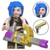 QD001-QD008 Arcane Jinx Vi Jayce Viktor Figurine Statue Model Q Version Collectible Figure