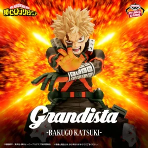 [Genuine Original] Bandai Banpresto My Hero Academia Illegals Grandista Bakugo Katsuki Anime Figure Model Collector Figurine Toy