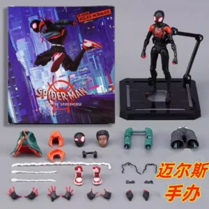 Stock Sv Action Spiderman Miles Morales Action Figure Collection Sentinel Spider-Man Into The Spider Verse Figures Model Toys