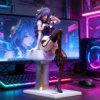 16.34in/41.5cm Anime Genshin Impact Raiden Shogun PVC Statue Model Collectible Figure