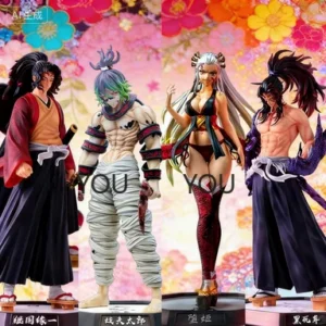 30cm Demon Slayer Figures Hantengu Anime Figure Himejima Gyoumei Figurine Kimetsu No Yaiba Tomiokagiyuu Statue GkToys Gift