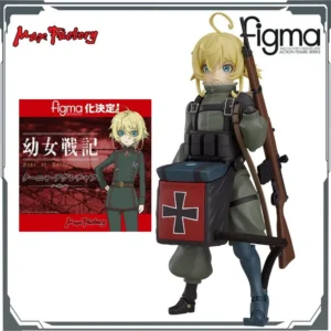 Max Factory Figma #439 Tanya Degurechaff - 130mm Movable Doll, PVC/ABS Material, All-Ages Action Figurine for Anime Collectors