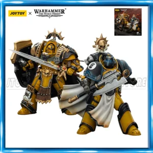 [Pre Order]JOYTOY Warhammer 40K 1/18 Action Figure Imperial Fists Legion Praetor in Tartaros Terminator Armour Librarian Consul
