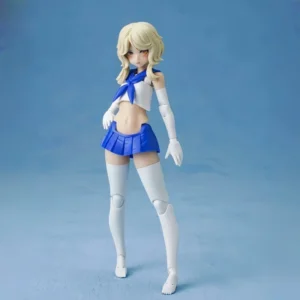 In Stock Dhouse Gun Mobile Phone Girl Body Accessories Pack Compatible with 1/12 Scale Robot Girl Doll Model Toys Accessories