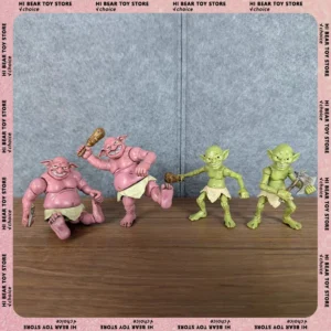 4pcs Anime Goblin Figure Green Goblin Figures Red Goblin Figurine Pvc Collection Statue Decoration Model Kid Toy Christmas Gifts