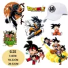 Dragons Ball Heat Transfer Stickers T-Shirt Hat Men Women DIY Goku Collectible Figure