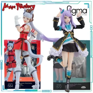 Max Factory Genuine Figma Series PrettyDerby Anime Gold Ship and Mejiro McQueen Proportional Humanoid, All Age,movable Model Toy