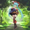 Anime Hatsune Miku Fairy Tale Wonderland Puss in Boots Action Figure