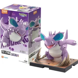 New BLOKEES Original POKEMON Nidoking FANTASTICS Classic Special Effects Accessories Action Figure Model Toy Gift