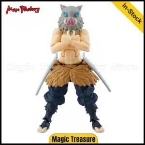 【In Stock】Original Max Factory GSC Figma 533 DX Demon Slayer Kimetsu No Yaiba Hashibira Inosuke Figure Toy Gift