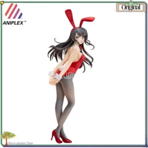 Original ANIPLEX+ Rascal Does Not Dream of Bunny Girl Senpai Sakurajima Mai Red Bunny Girl 1/7 Toy Model