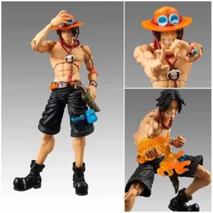 18cm Anime One Piece Monkey D. Luffy Zoro Portgas D Ace Action Figure Articulated Joints Moveable Collection Model Toys Gifts