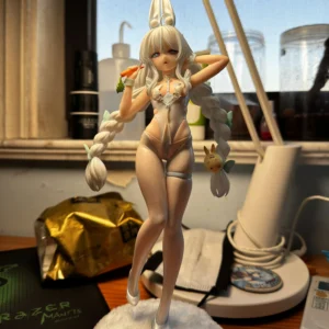 Azur Lane Vichya "Lazy Bunny" Figure - White Bunny Girl Standing Pose Statue