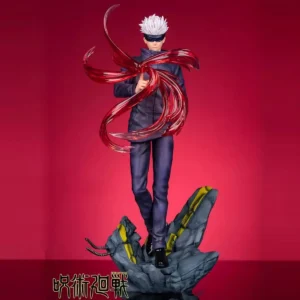 28 cm Anime dessin animé Jujutsu Kaisen Gojo Satoru enfants jouets Pvc modèle Statue Collection Brinquedos figurine d'action