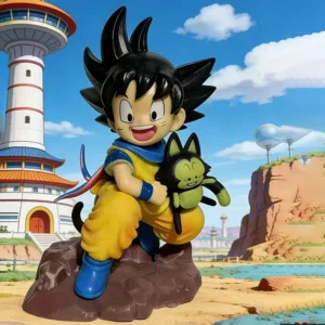 Anime Dragon Ball Z Figure Goku Figure Goku Embrace Pura 8.5cm PVC Anime Collectible Model Toys Gifts