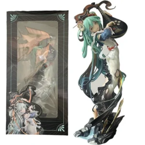 Hatsune Miku Action Figure Toys 27cm Anime Miku Peripheral PVC Manga GK Statue Beautiful Collection Model Birthday Gift for Kids