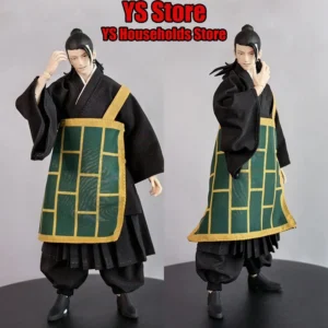 1/12 Geto Suguru Man Figure kasaya Monk Robe Cloth Set Toys Aceesory For Anime Jujutsu Kaisen 6" Male Figurine Body Decor