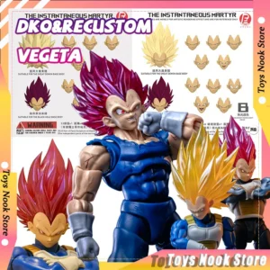 DKO RECUSTOM Studio Destruction God Vegeta Headsculpt Head Accessories Dragon Ball SSJ3 Vegeta Action Figure Model Figurine Toy