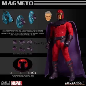 In Stock: Mezco Magneto (X-Men), 6-Inch Articulated Figure (1/12 Scale)