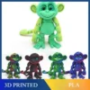 3D Printing Monkey Crafts Multi-joint Movable Funny Abstract for Home Desk Action Figure