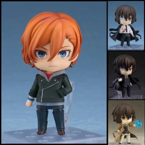 Nendoroid Bungo Stray Dogs Anime Figure Dazai Osamu Nakajima Atsushi 676# 2348# Cartoon Model Movable Doll Ornament Gift