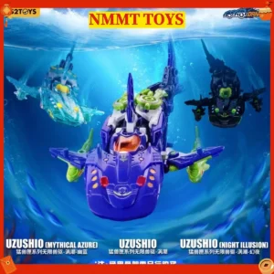 In-stock Instant Delivery BEASTBOX Beast Box Infinite Beast Dri Blue Night Shark Aircraft Transforming Toys Mecha Assembly Model