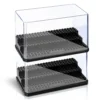 Display Case for Minifigure Blocks,Clear Acrylic Storage with 3