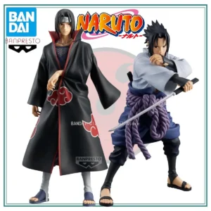 28cm In Stock Original Banpresto Naruto Grandista Uchiha Itachi Uchiha Sasuke Figure Anime Genuine Boxed Model