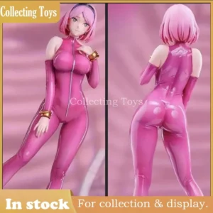 In Stock Naruto Shippuden Haruno Sakura 1/6 Scale Pvc Figure Pink Latex Suit Anime Girl Statue Collectible Model Dolls For Gifts