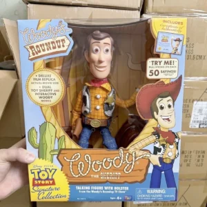 Hot 40cm Disney Pixar Toy Story Woody Action Figures English Movie Sound Character Doll Cloth Cowboy Birthday Gift
