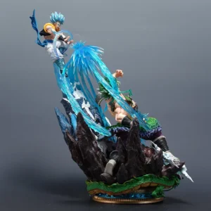 50cm Dragon Ball Broly Vs Gogeta Peak Battle Scene Statue Anime Action Figure Resin Collectible Decor Gift For Anime Collectors