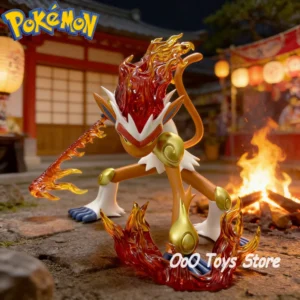 13cm Anime Pokemon Figure Infernape Action Figures Pvc Statue Desktop Ornamen Collection Model Toys Gifts
