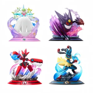 Anime Pokemon Original Action Figures Mega Lucario Mega Gardevoir Collect Series Of Model Figurines Ornaments Toys Birthday Gift