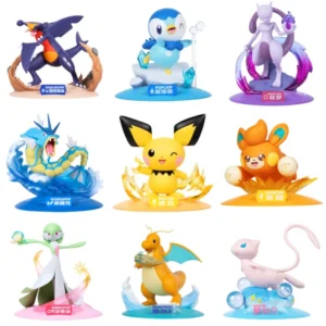 Pokemon Action Figures Origina Genuine Pikachu Mew Figurine Gardevoir Pichu Anime Model Pocket Monster Toy Gift
