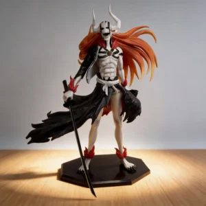 Bleach Ichigo Kurosaki Hollow Form Action Figure 33cm Desktop Case Cabinet Decoration Anime Collection Gift