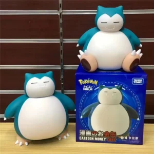 Pokemon Snorlax Money Box 2 Pose Figure Standing Sitting Piggy Bank Lovely Saving Pot For Children's Birthday Christmas Gifts