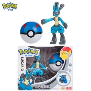 Genuine Original Box Pokemon Anime Deformation Figures Pikachu Charizard Pocket Monster Pokeball Action Model Toy Childrens Gift