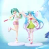 20CM Anime Hatsune Miku On-Site Cheer Cheerleader Dress Up Model Collectible Action Figure