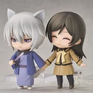 10CM Q Version Kamisama Kiss Nanami Momozono & Tomoe Cute Action Figure Changeable Face Doll Desktop Decoration Trendy Toys Gift