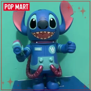 Genuine POP MART MEGA SPACE MOLLY 400% Stitch Unique Doll Child Companion Large Dolls