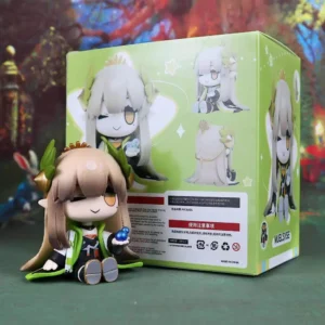 Arknights Hoolheyak Chibi Figure Sitting Pose PVC ABS Collectible Computer Case Desktop Ornament Anime Game Fans Decor Doll