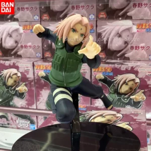 In Stock Vibration Stars HARUNO SAKURA-Ⅱ Anime Figure Shippuden Haruno Sakura 14cm PVC Action Figurals Model Toys Ornament Gifts