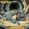 2-7cm Anime Pokemon Geodude Evolutionary Combination for Action Figure